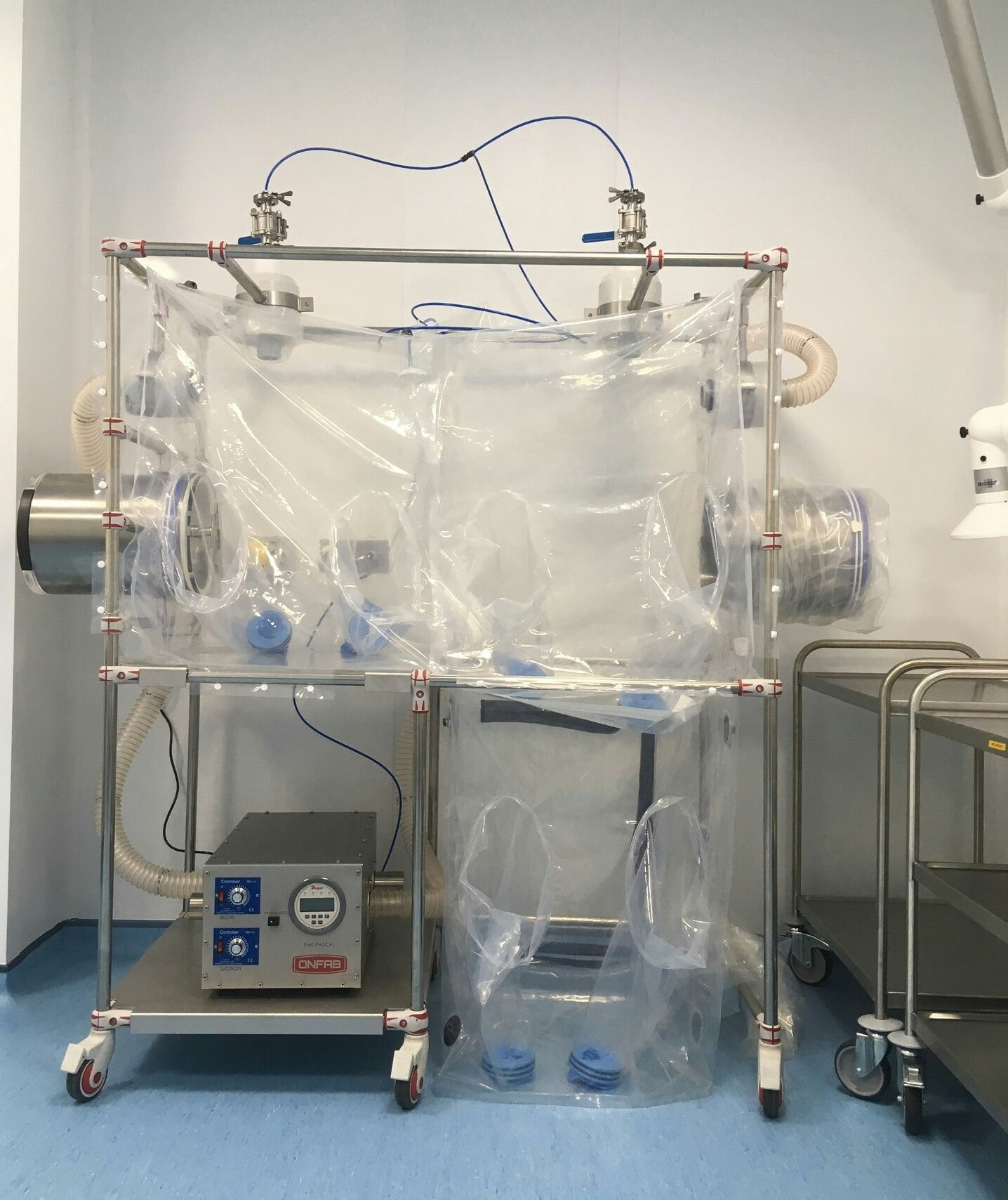 Drum filling isolator 1